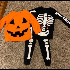 Halloween Long Sleeve Shirt and PJ Set
